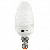 Лампа энергосберегающая КЛЛ-СT-11 Вт-2700 К–Е14 (витая свеча) (mini) |  код. SQ0323-0138 |  TDM